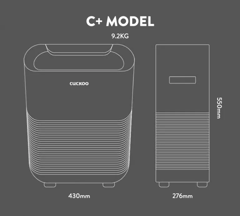 Penapis Udara Cuckoo C+ Humidifier